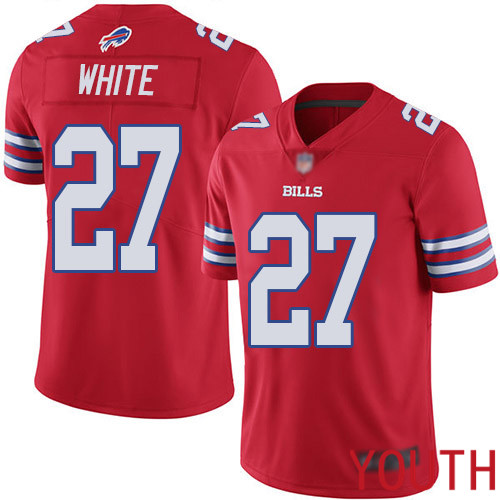 Youth Buffalo Bills 27 Tre Davious White Limited Red Rush Vapor Untouchable NFL Jersey